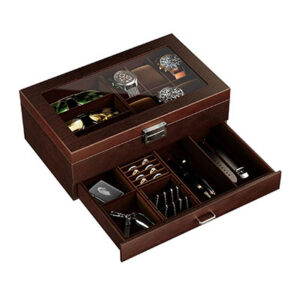Wooden Men’s Accessories Box Manufacturer in Kolkata